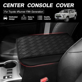 FIILINES Center Console Cover for Dodge Challenger 2015-2023 Center Console Armrest Cover Challenger Interior Accessories Armrest Cover Center Console Pad Anti-Scratch Black