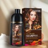 Dark Brown Hair Dye Shampoo 3-In-1, Instant Gray Hair Coverage