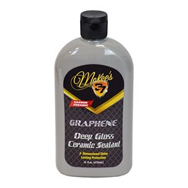 McKee's 37 Graphene Deep Gloss Ceramic Sealant (1 Year Paint Sealant Top Coat Finishing Sealer for Ultra Gloss), 16 fl. oz.