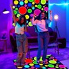 Haull 2 Pack Neon Light up Dance Floor Glow in