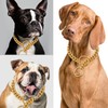 18K Gold Chain Dog Collar,Dog P Chains,10mm Wide Solid Cuban
