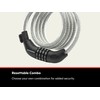 Schwinn Bike Combination Cable Lock, 6 ft x 12 mm,