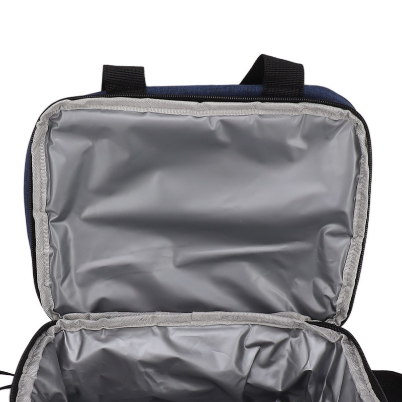 Collapsible Cooler Bag Oxford Cloth PEVA Leakproof Double Insulated Cooler