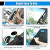 VEHITO 2X Retractable Windshield Sun Shade for Car Auto Sunshade