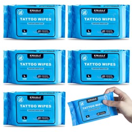 Green Soap Tattoo Wipes All in One Premium Cleaning Wipes for Tattoos Aftercare Wipe to Clean Skin During Tattooing and Aftercare Natural Formula Tattoo Supplies (100count)