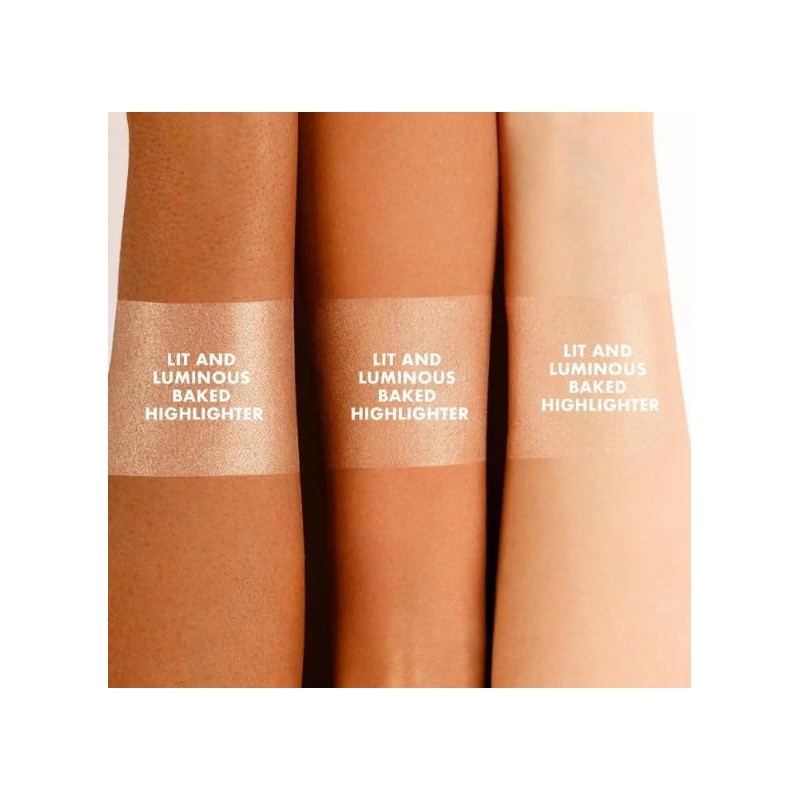Lit and Luminous Baked Highlighter by Iconic London for Women