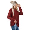 Dofaoo Christmas Sweatshirts for Women Crewneck Long Sleeve Plus Size