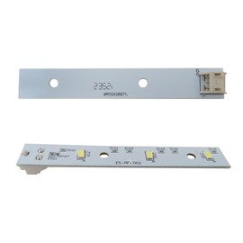 SUNJCO 2pcs WR55X26671 Replacement Refrigerators LED Light Board Compatible for GE GSS25GMPECES GSS25GMPJCES GSS25GSHDCSS GSS25GYPBCFS GSS25GYPECFS GSS25GYPFCFS GSS25GYPJCFS GSS25IENWHDS
