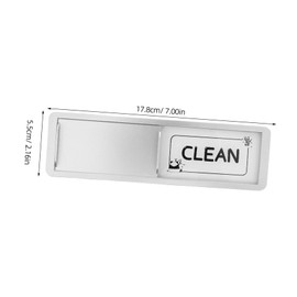 COHEALI Dishwasher Clean Dirty Sign Panda Pattern Refrigerator Magnet Indicator for Effortless Dish Status Tracking Non Scratching Secure Attachment Kitchen Sign for Household Efficiency