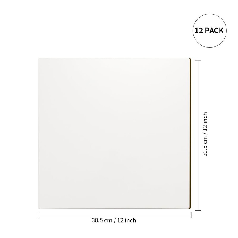 PYD Life 12 Pack Sublimation Hardboard Blanks MDF Wood Sheets