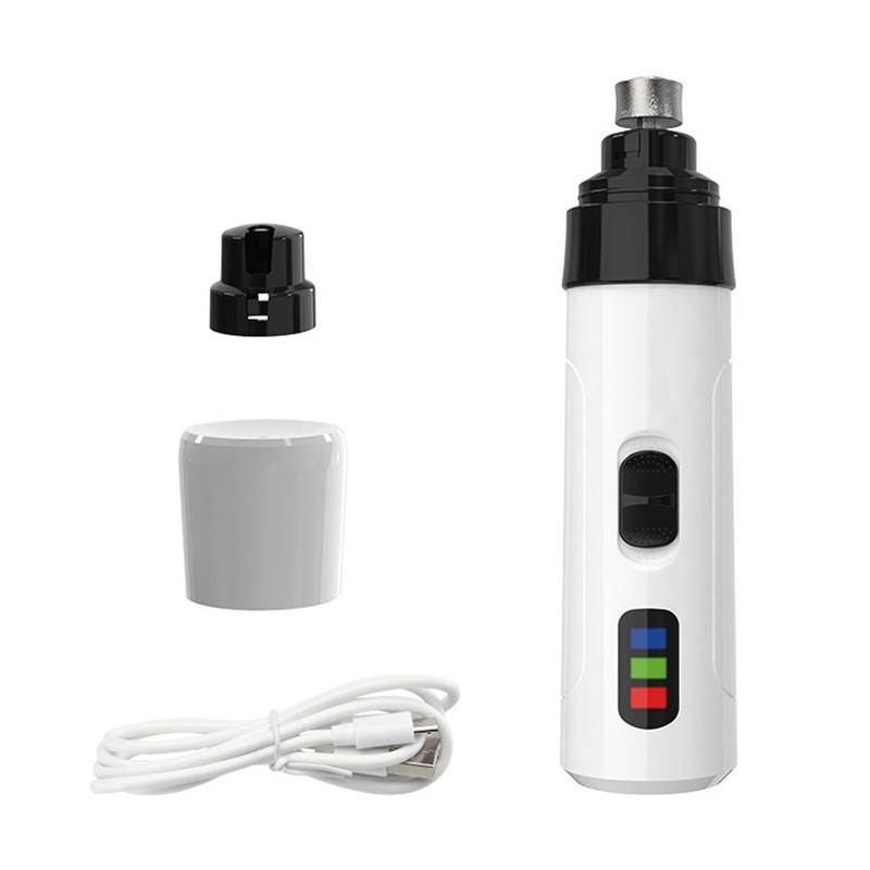 Dog Nail Trimmer USB Charging Quiet Powerful Motor Safe Cat