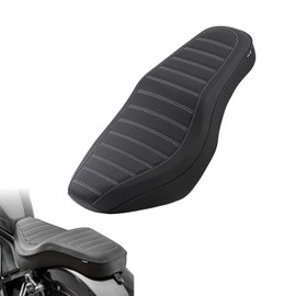 Lorababer Motorcycle Complete Seat One-Piece Fit for Rebel CMX 1100 2021-2026 Passenger Driver Pillion Pressure Relief Cushion Pad, Matte Black