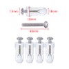 Pamtns Expansion Screw for Toilet Seat 6 Pieces Toilet Seat