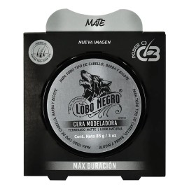 Cera Efecto Mate Cabello, Barba Y Bigote 85g Lobo Negro