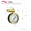 Accu-Gage by Milton Presta Valve Bike Tire Pressure Gauge with