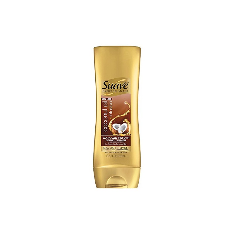 Suave Professionals Damage Repair Conditioner, Coconut Oil Infusion, 12.6 oz
