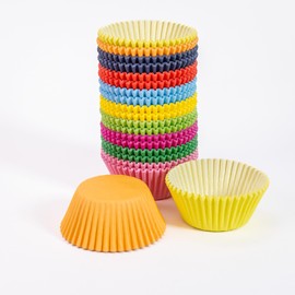Cupcake-Förmchen, gemischte Farben, 400 Stück, Standardgröße, Großpackung