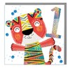 1st Birthday - Tiger Card - with Grey Envelope by
