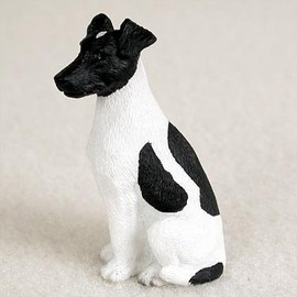 Conversation Concepts Fox Terrier Black & White Tiny One Figurine
