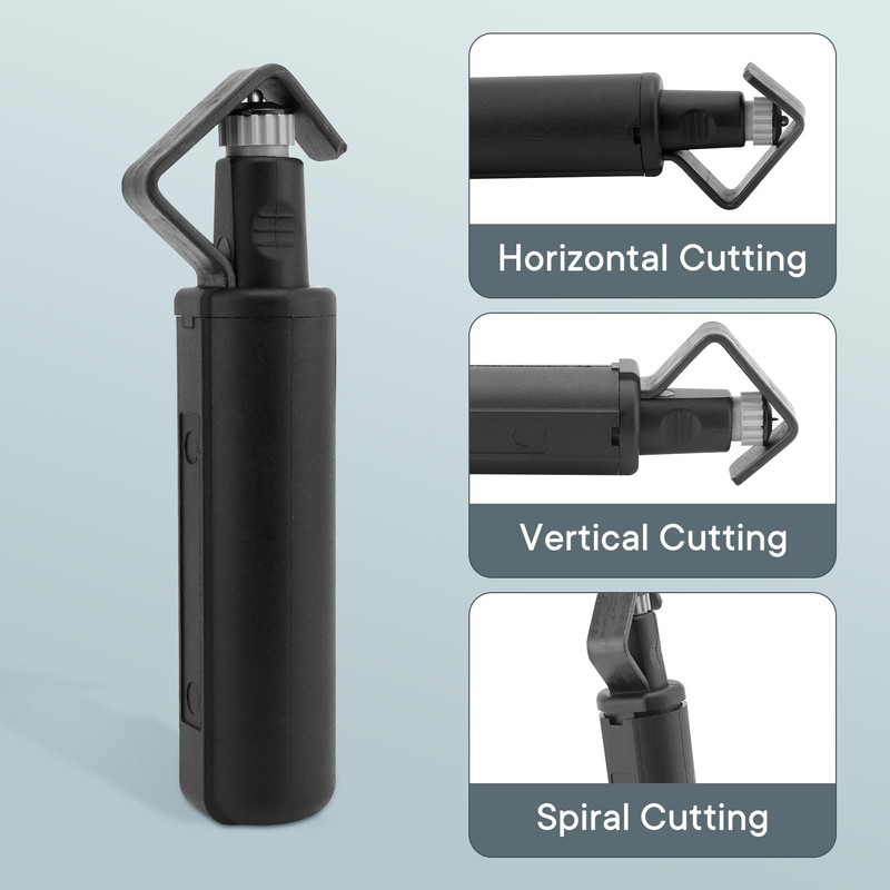 WODHMIEY Round Cable Stripper Tool, Cable Jacket Slitter Tool with