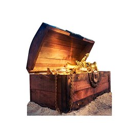 SC2041 Treasure Chest Cardboard Cutout Standup