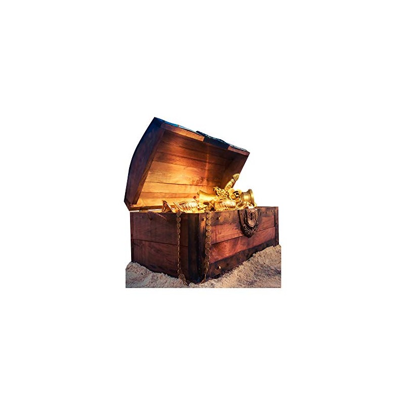 SC2041 Treasure Chest Cardboard Cutout Standup