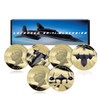 The Koin Club Lockheed SR-71 Blackbird Plane 60th Anniversary Gold