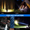 TECBOTT 10000 High Lumens Flashlights LED Rechargeable Tactical Flashlight 5