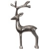 Brandsseller Decorative Reindeer Christmas Decoration Deer Aluminium Silver 15 cm