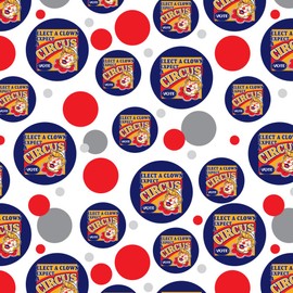 GRAPHICS & MORE Elect a Clown Expect a Circus Gift Wrap Wrapping Paper Roll