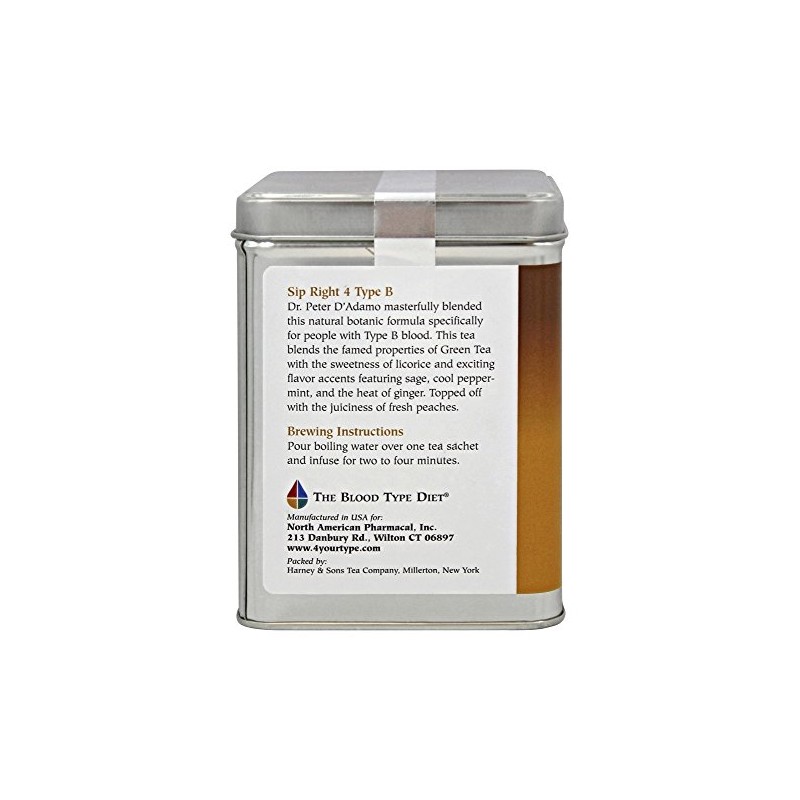D'Adamo - Sip Right 4 Your Type Tea B -