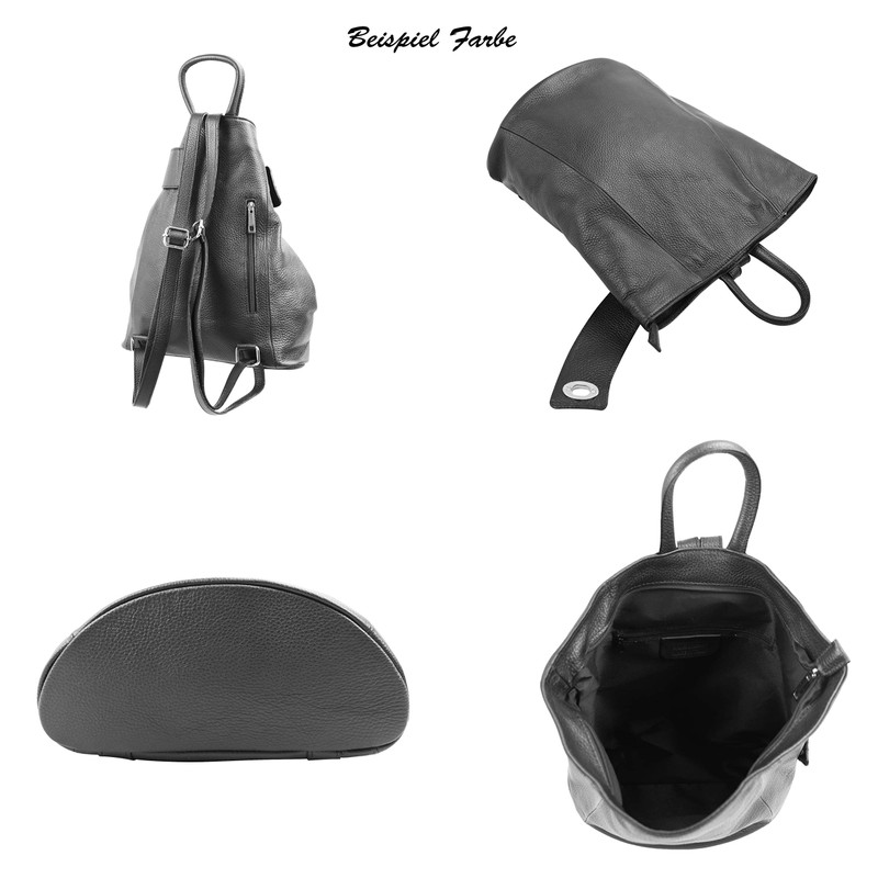SH Leder Pamela G2517 Lightweight Genuine Leather Women's Backpack City