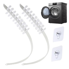 Drum Washing Machine Cleaning Brush, Slot, New no-Remove Washing Machine Cleaning Brush, Portable for and a Variety of Flat Slot Cleaning Brushes (2pcs)