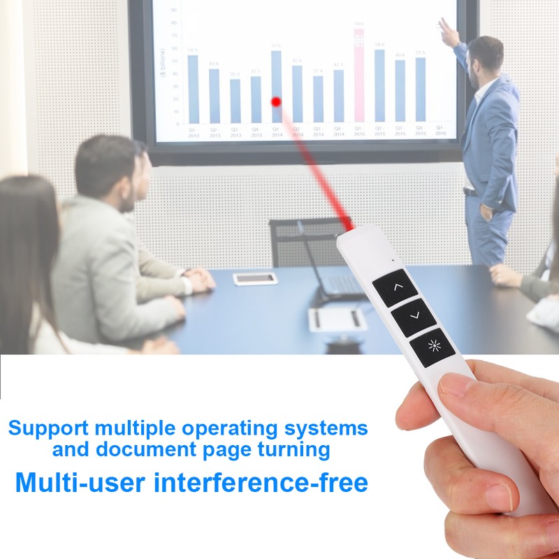 PP932 Wireless Pointer PPT Page Turning Pen Laser Presenter USB