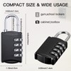 Moxweyeni 30 Pcs 4 Digit Combination Lock Small Combo Luggage