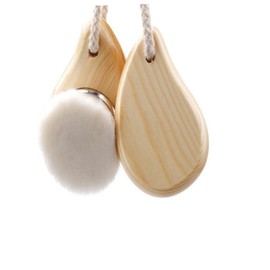 Healeved 4pcs Shower Brush Set Handle Natural Bristle Bath and Face Brushes for Back Scrubbing Exfoliation and Skin Softening for Use