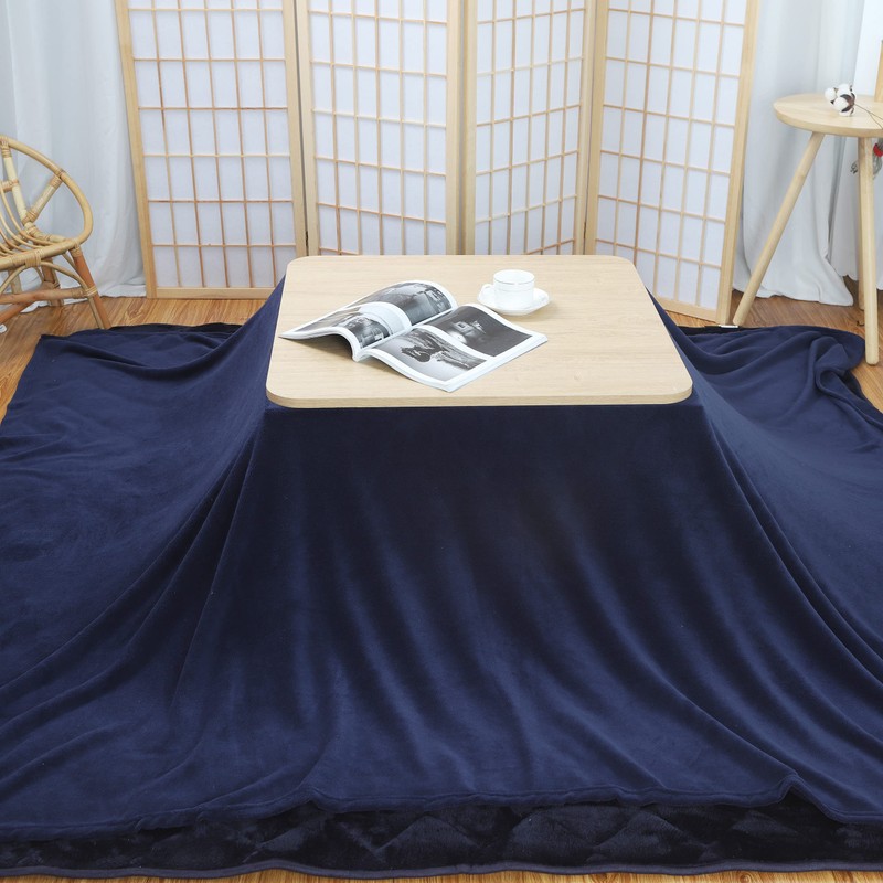 Kotatsu Blanket, Lightweight Kotatsu Blanket, Square, Warm, Smooth, Soft Blanket,