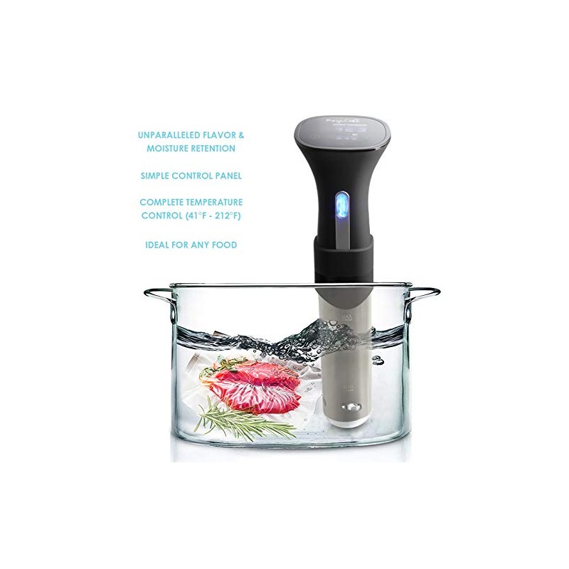 MegaChef Immersion Circulation Precision Sous-Vide Cooker With Digital Touchscreen Display
