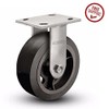 Albion 16MR06201R 6" Diameter Moldon Rubber on Cast Iron Wheel