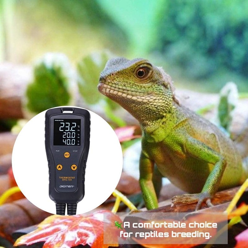 Digital Temperature Controller for Greenhouse, Aquarium, Incubator, Terrarium, Thermostat Sockets