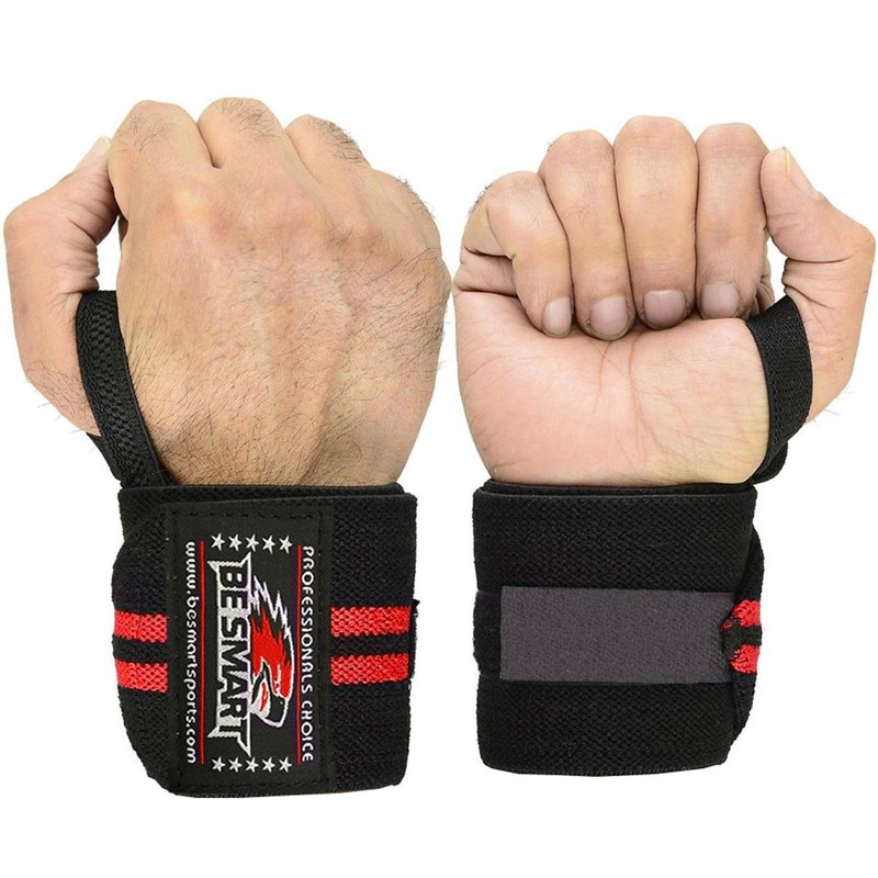 Be Smart Knee Wraps Weight Lifting Body Building Gym Training