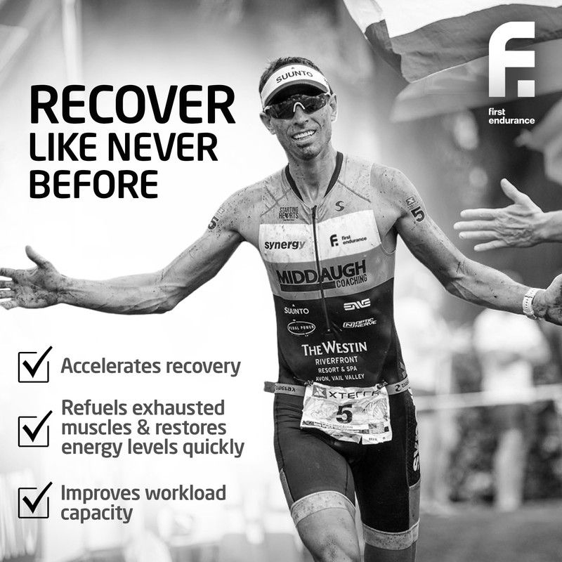 FIRST ENDURANCE Ultragen Workout Recovery Drink Powder, Protein Mix, Boosts