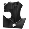 SAFIGLE Jewelry Heart Necklaces Heart Pendant Necklace with Picture inside