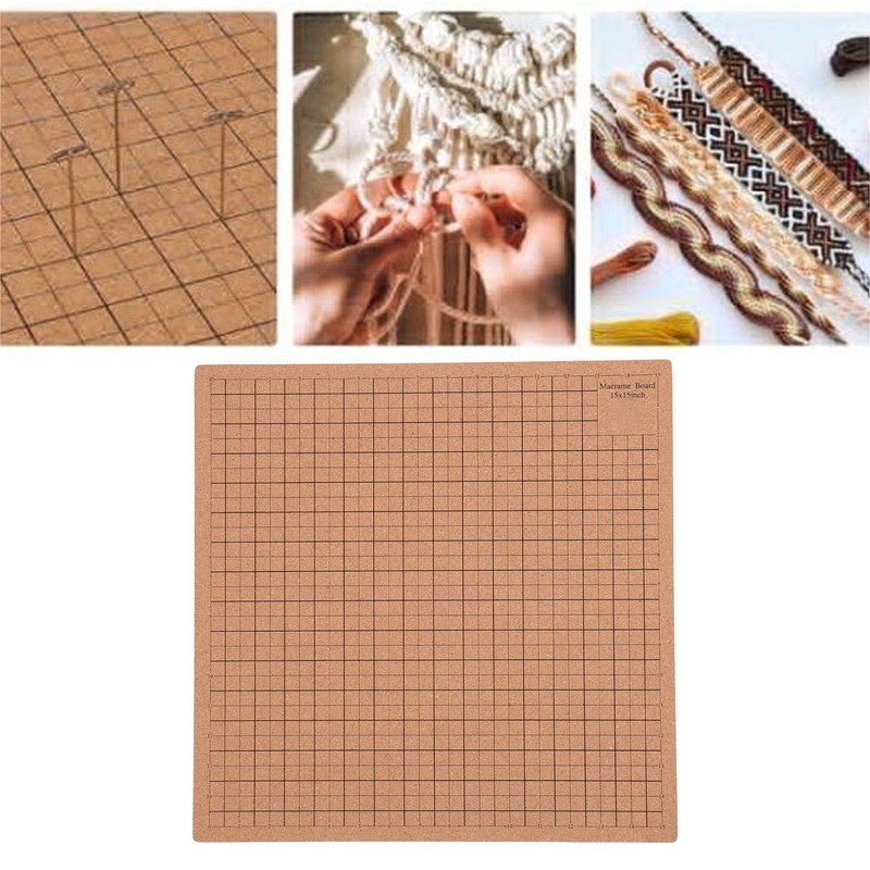 Braiding Board Reusable Lightweight Portable Grids Braiding Board for Braiding