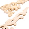 MUXSAM 2pcs 20 * 10cm(Rechts) Europäische Art Holz Skulptur Corner