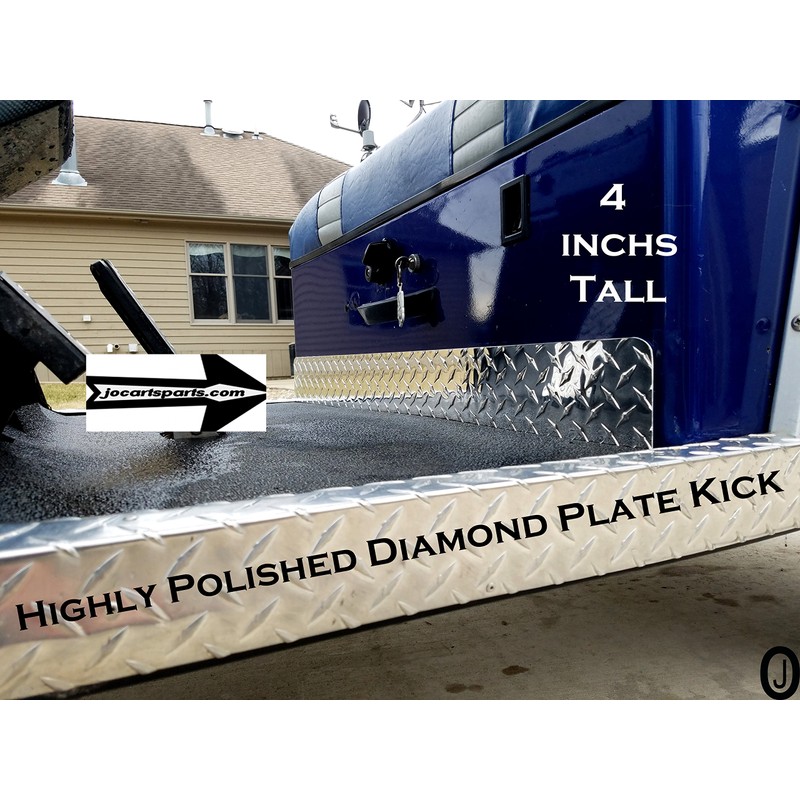 Fits Club Car DS Golf Cart Diamond Plate Rocker panel