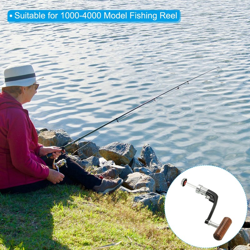 PATIKIL Fishing Reel Handle Replacement Crank Rock Arm Rotary Knob