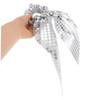 PACKOVE Sparkly Sequin Hair Scrunchies with Bowknot Ribbon Comfortable Elastic