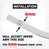 12" and 12" Vintage Front Windshield Wipers (Pack of 2),