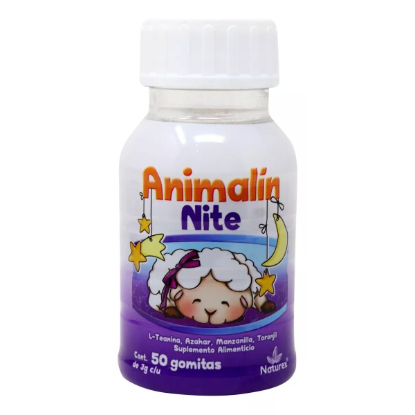 Naturex Animalin Nite 50 Suplemento Gomitas 3g Naturex